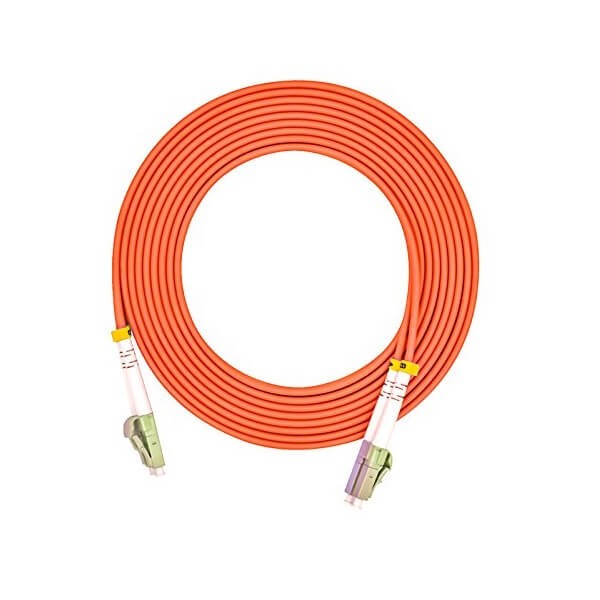 Elecbee Fiber Optic Cable Internet LC to LC Duplex 62.5/125 OM1 Multimode 3M