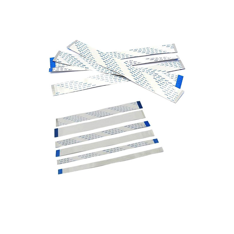 Elecbee FFC cable 20pin Ribbon Cable 0.5mm Pitch Flexible Flat Electrical Cable 50mm Length