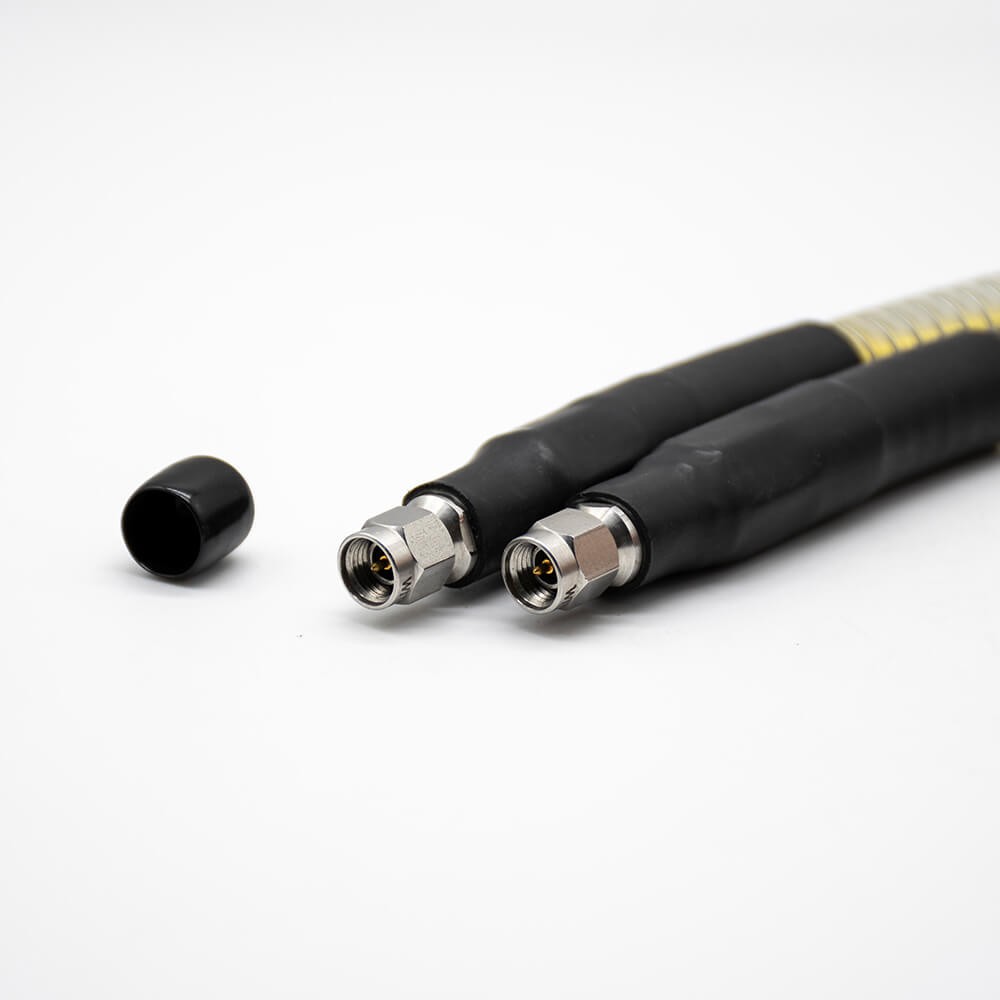 Elecbee Microwave RF Cable SMA Male to Male With Dust Cover