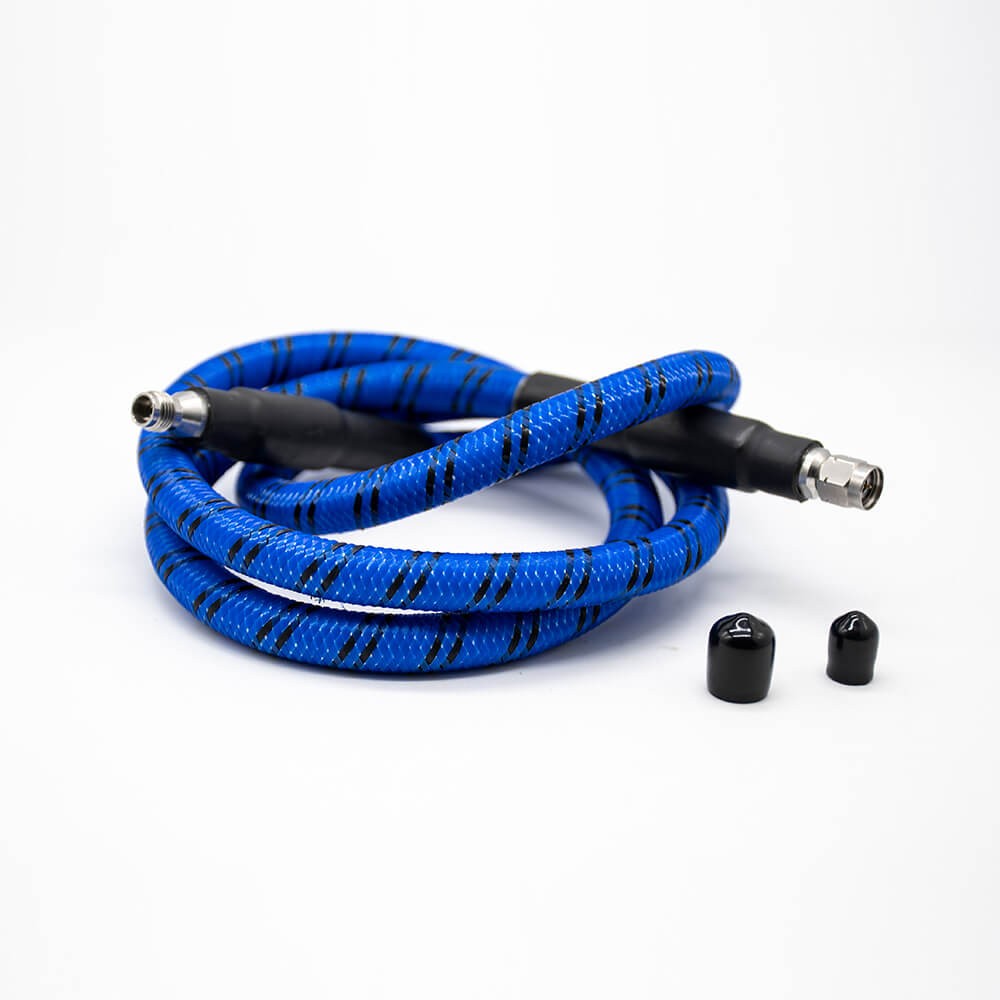 Elecbee SMA Male to Female Stainless Steel Straight With Dust Cover RF Microwave Cable