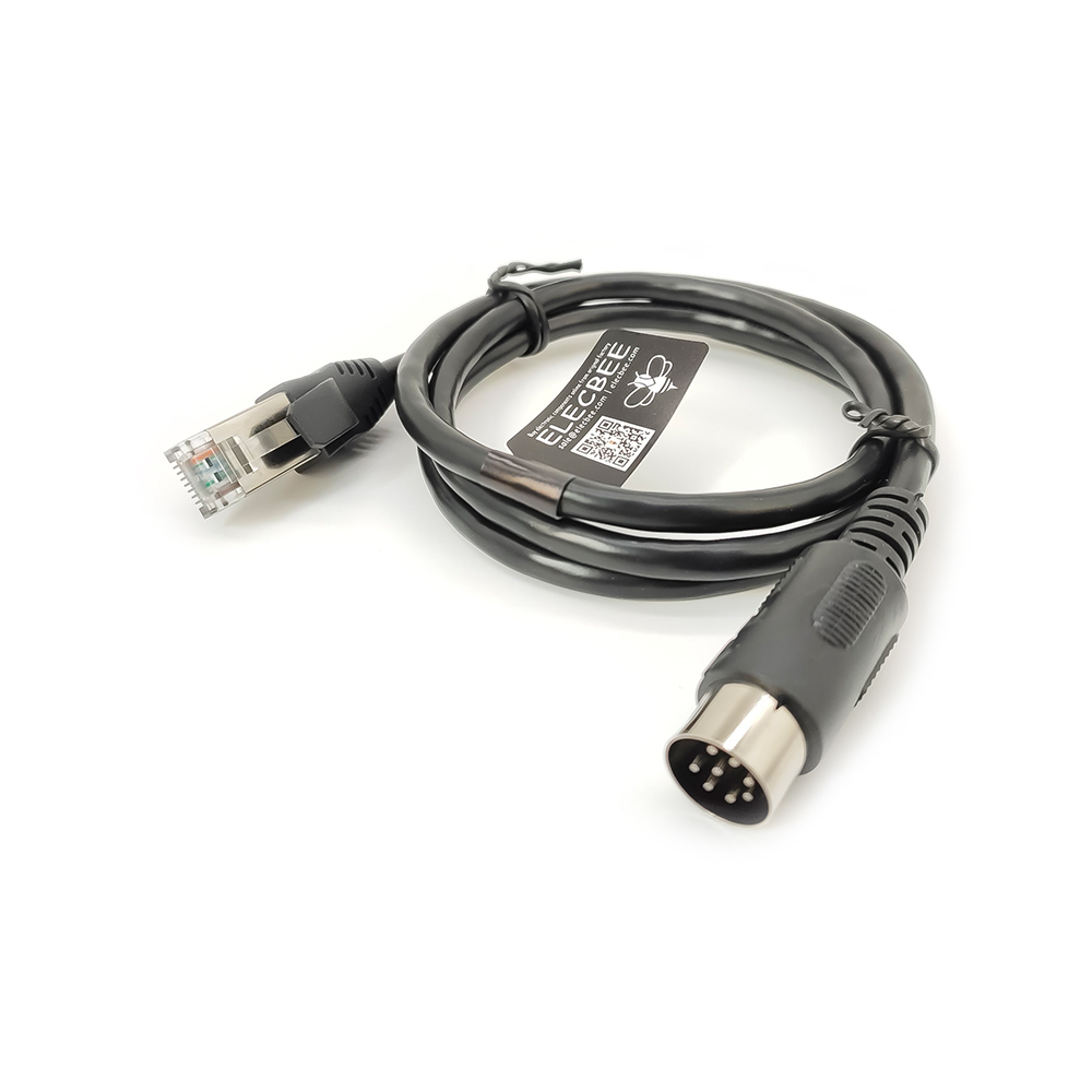 Elecbee RJ45 maschio dritto a 8 pin cavo maschile 1 m