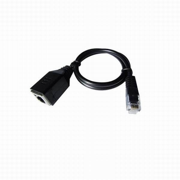 Elecbee RJ45 Male to Female Extension Cable 0.3M Ethernet Lan Network Connector Adapter