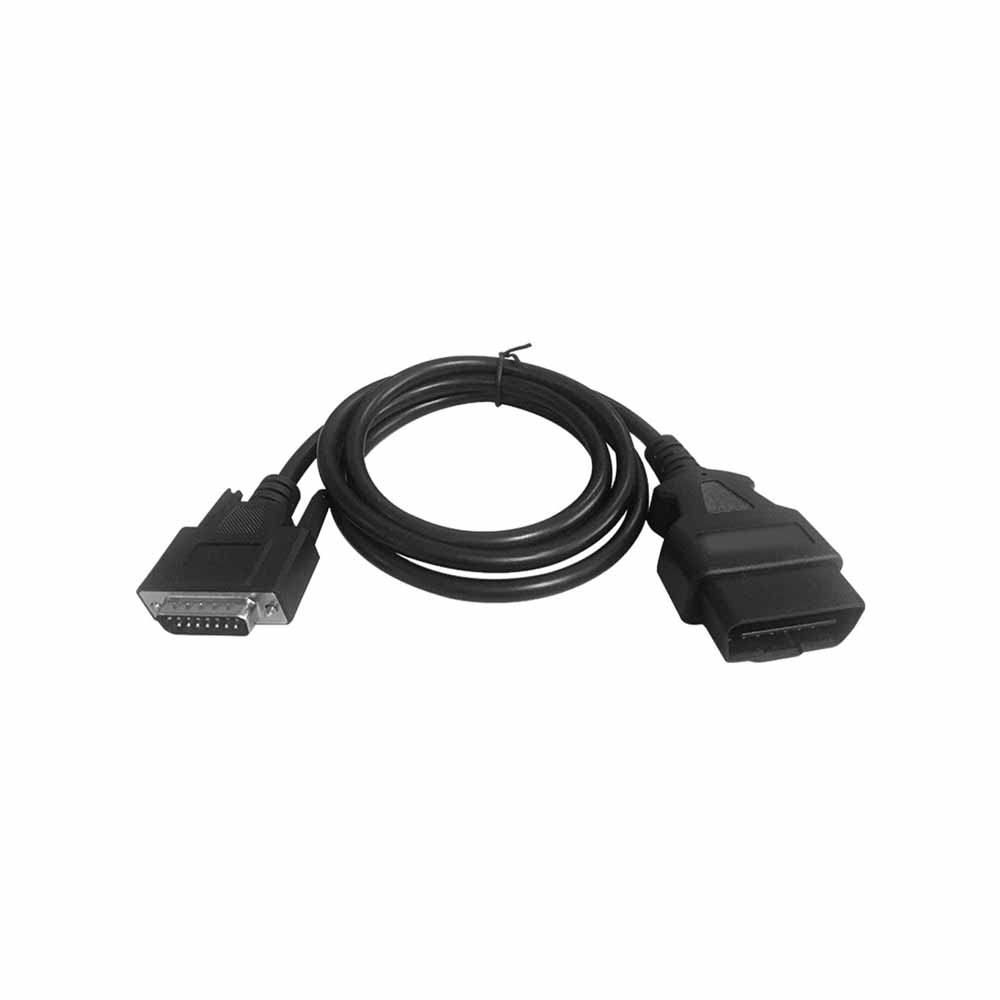 Elecbee OBD2 Male to DB15P Male Extension Cable OD7.0 16C Round Cable 