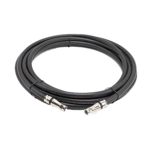 Elecbee RG11 Coaxial Cable 3M with F Type Compression Connectors
