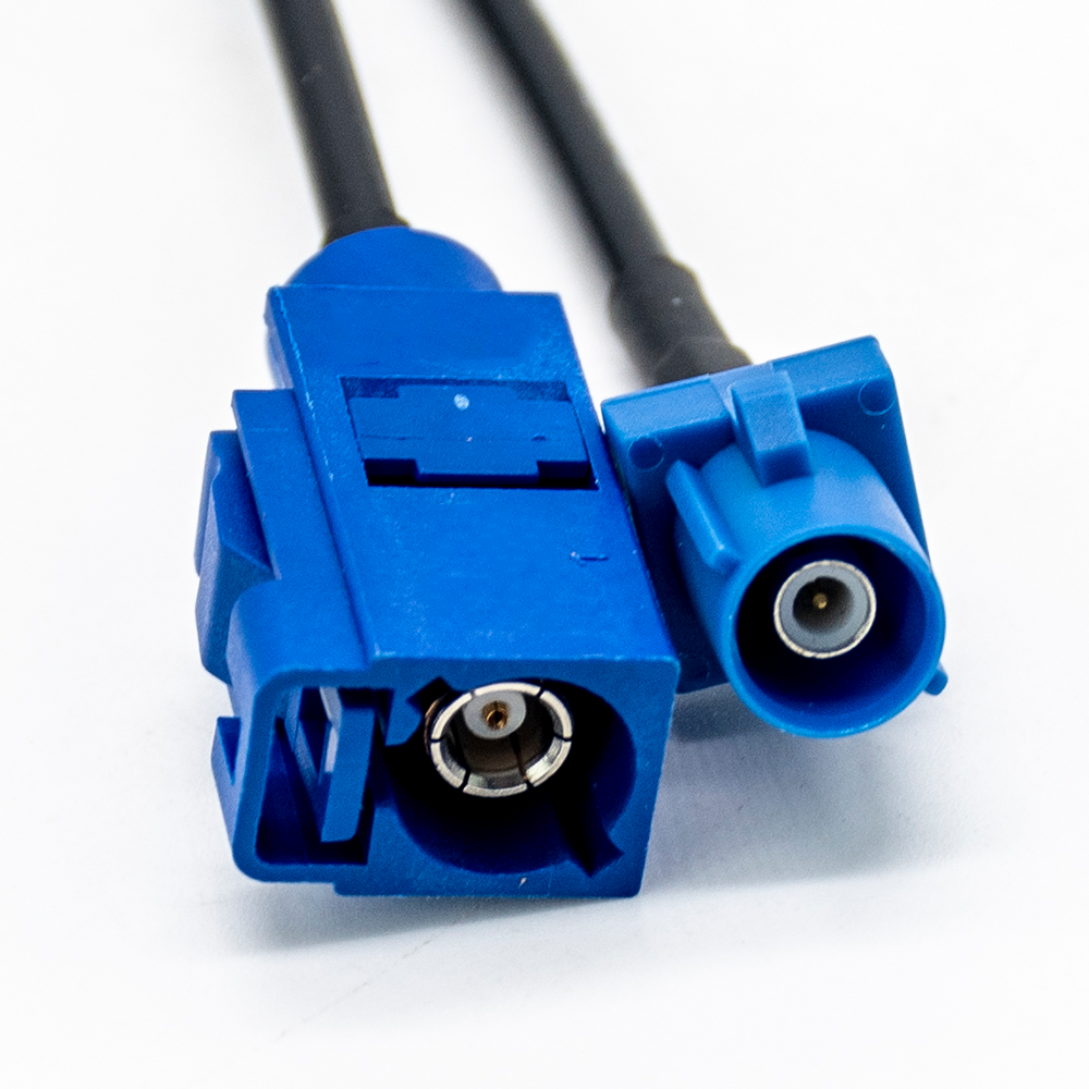 Elecbee Fakra to Fakra Cable 1M Blue C Female to Male GPS Antenna Extension Cable RG174 3m