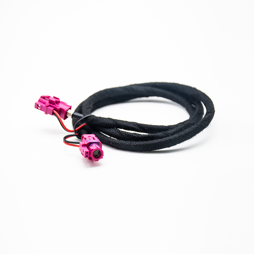 Elecbee LVDS Kabelverlängerung 1M mit 6Pin H Code Buchse zu weiblichem Fakra HSD Stecker