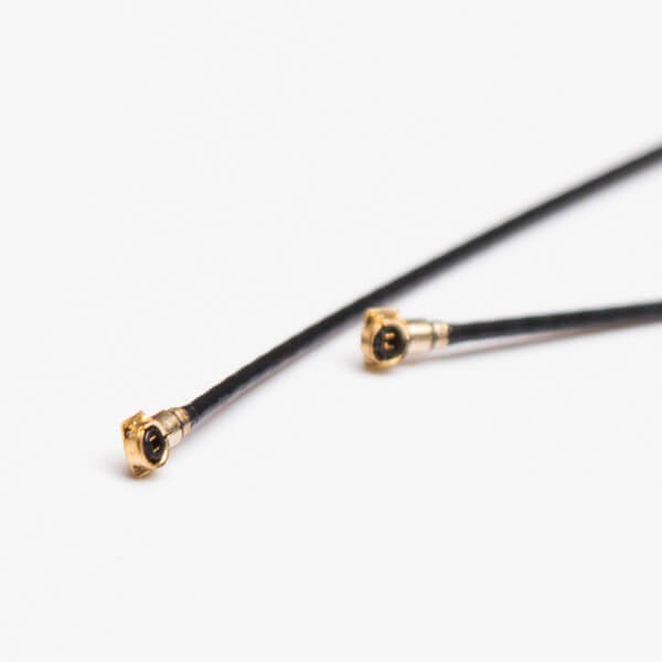 Elecbee 2pcs Best RF Coaxial Cable RoHS Standard 0.81 Black with IPEX Ⅰand TD