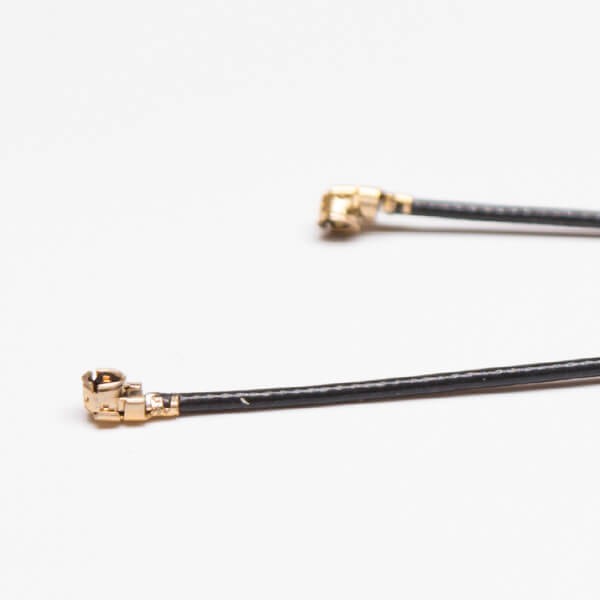 Elecbee 2pcs RF Cable Coaxial Component RF1.13 Black with IPEX Ⅰ to IPEX Ⅰ