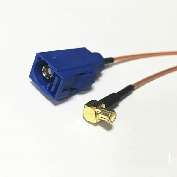 Elecbee 车载Fakra C型母头转MCX公头RG178组装线材 20Pcs 5m