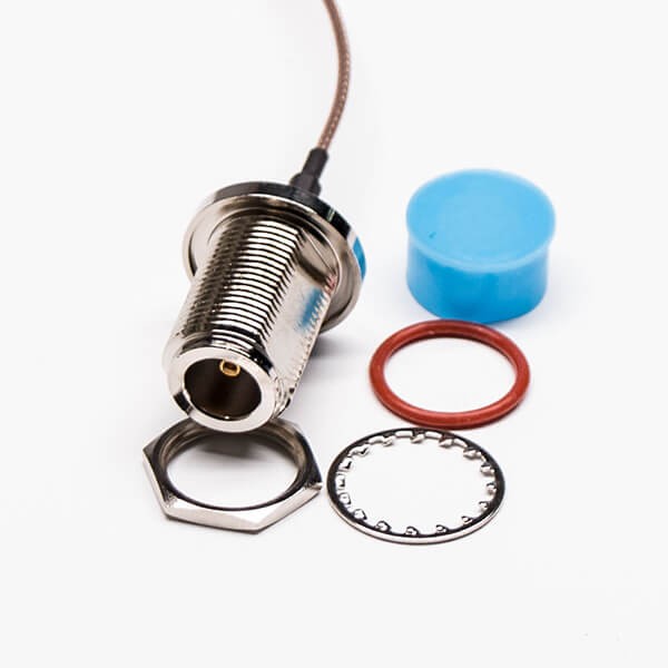 Elecbee 20pcs Coaxial Cable Connectionn Waterproof N Female Bulkhead Crimp