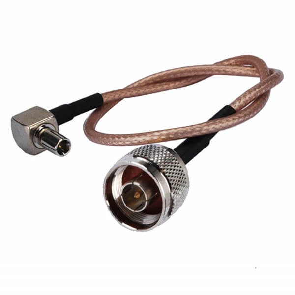 Elecbee Coaxial Cable with N Connector Male to TS9 Plug Right Angle