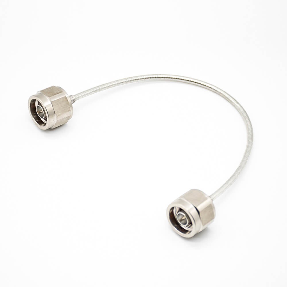 Elecbee N Type Cable Straight Male To Male For Cable RG402 Line Length 20CM