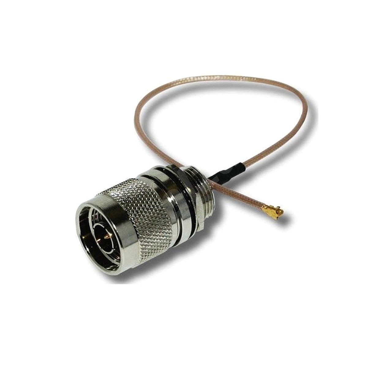Elecbee UFL Ipex إلى N-نوع الذكور التوصيل RF الهوائي موصل 15cm ضفيرة كابل 