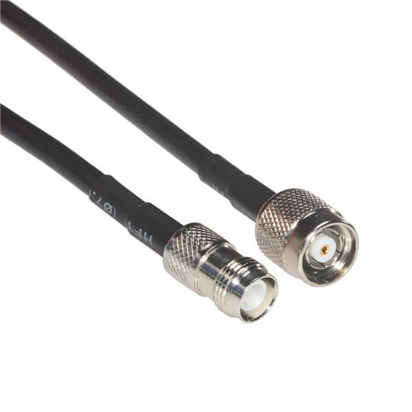 Elecbee TNC Cable Assemblies RP-TNC Homme à Femelle Câble d'extension Coaxial RG58 10CM