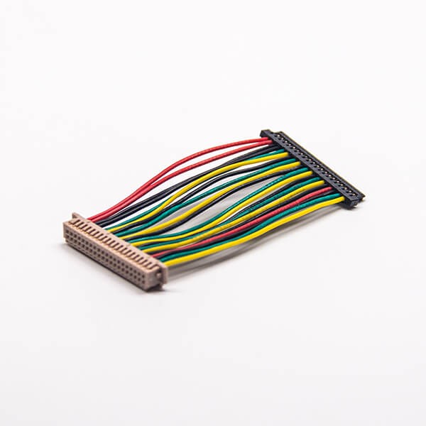 Elecbee DF13-40DS-1.25C转FI-S20S接AWG28组装线束线长10CM