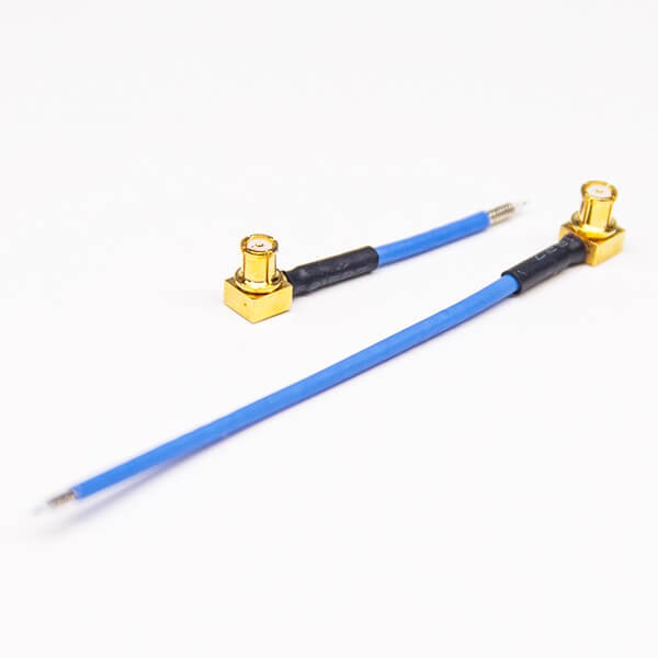 Elecbee 20pcs RF Cable Connectors Types with Angled Female SMP