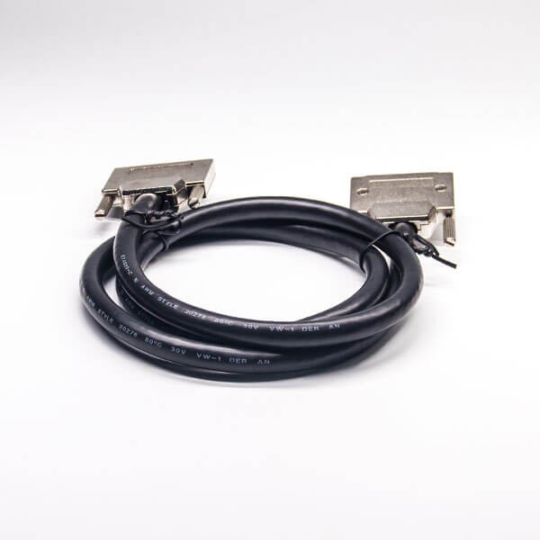 68 Pin SCSI Cable VHDCI Male to VHDCI 68 Pin Male Zinc Alloy Field