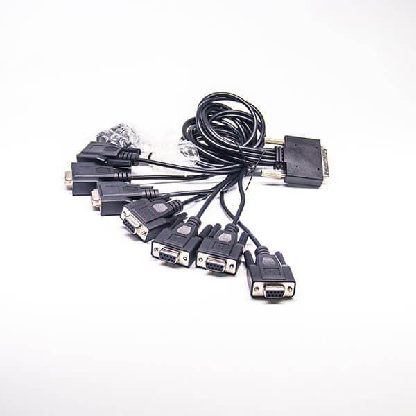 Elecbee SCSI接口线1米VHDCI68芯公转8HPDB9芯母注塑成型线