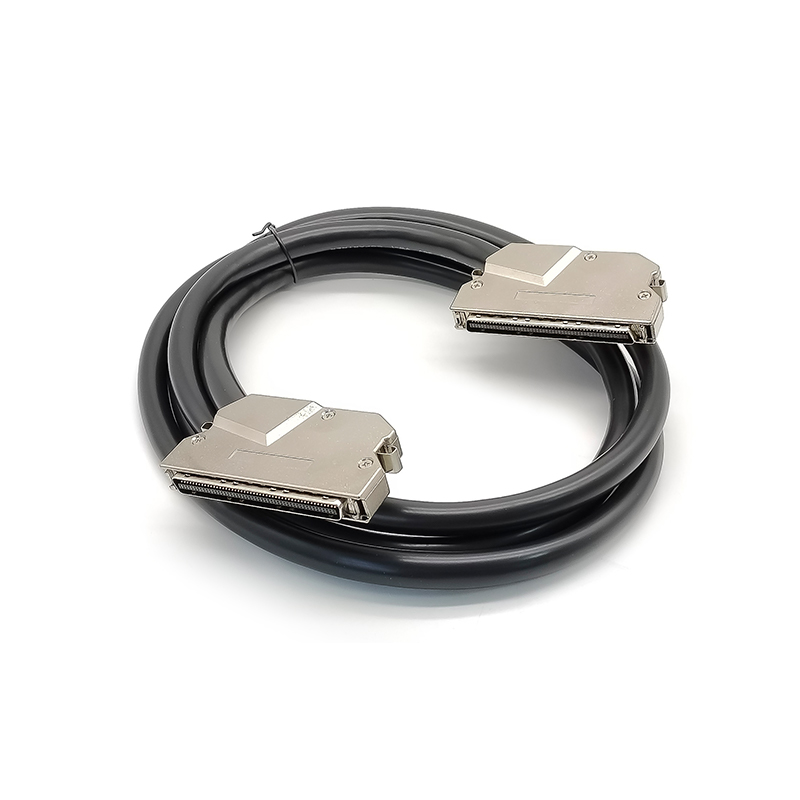 Elecbee SCSI 100P 接口HPCN公头转HPCN公头接线连接器200厘米