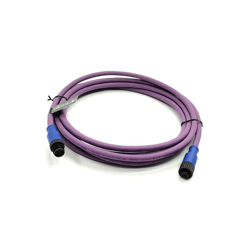 Elecbee M12 Male to M12 Female Industrial DeviceNet Bus Cable 3m