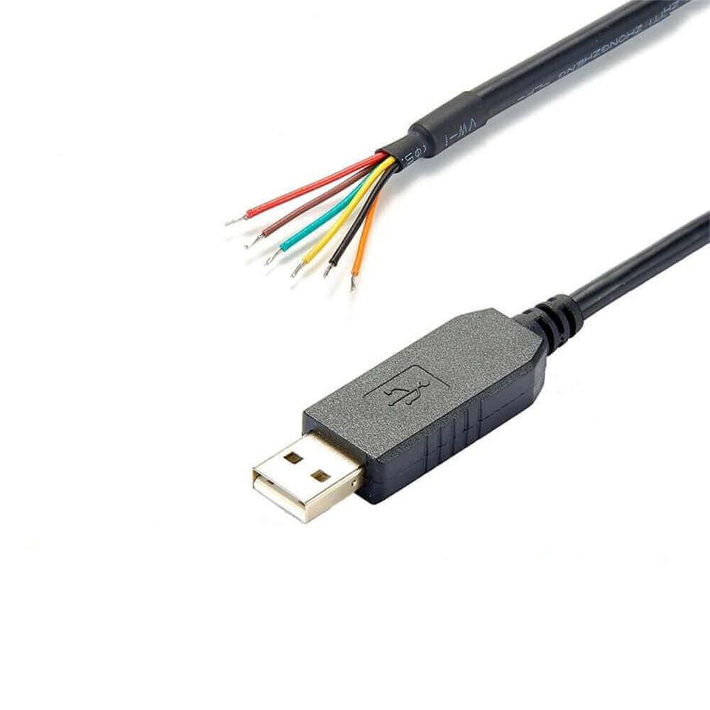 Elecbee Cable de interfaz serie USB a RS485 - chip FTDI FT232R, velocidad de datos 3Mbaud, enchufe y juego para dispositivos de comunicación y automatización industrial