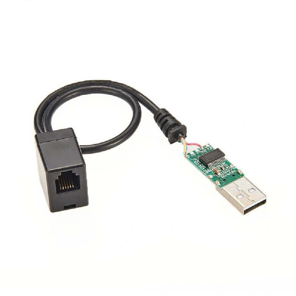 Elecbee Ftdi Ft232Rl USB To RJ9 Female 6P4C RS232 Serial Cable 0.5M