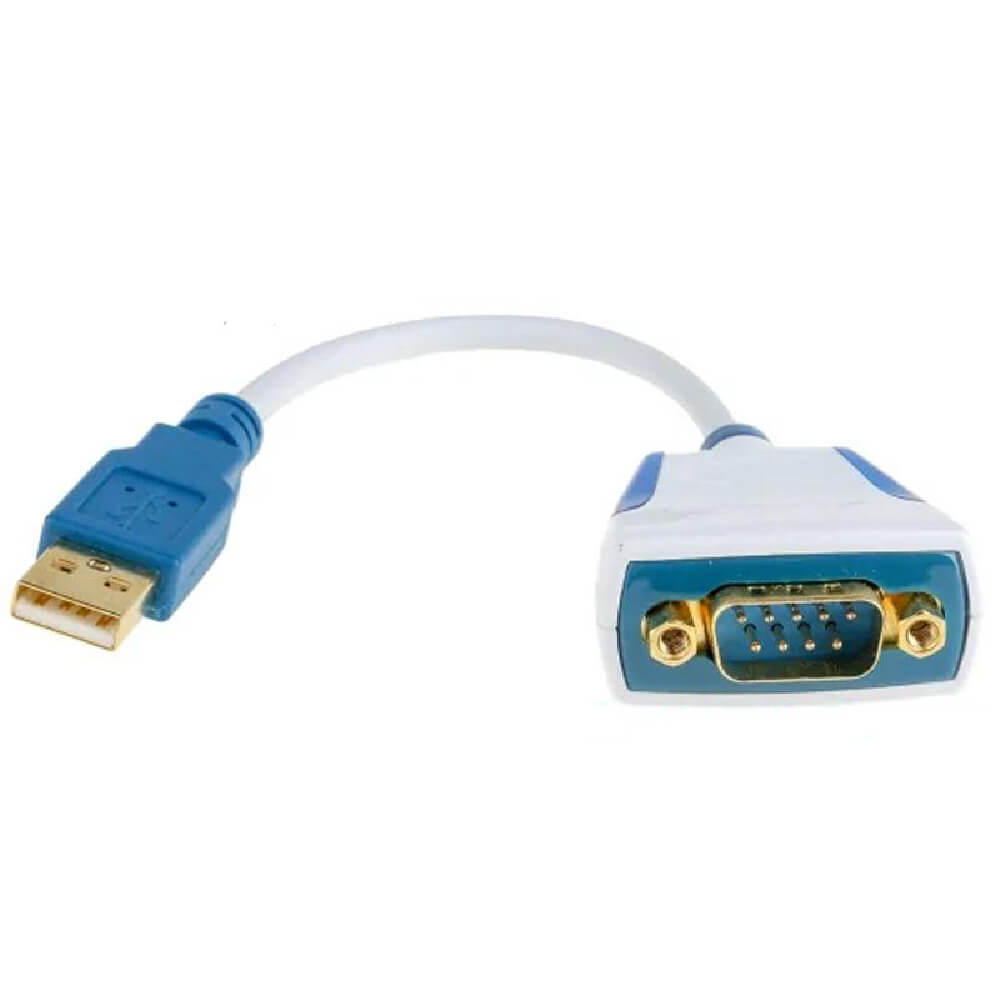 Elecbee FTDI Chip RS232 USB A Male to D-sub 9 Pin Male Converter Cable, US232R-500-BULK, 1M