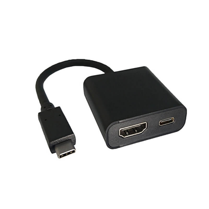 Elecbee Usb3.0 适配器多端口 USB C 型加密狗 USB 3.1 C 型转 Hdmi4K60  PD(65W) 多端口适配器