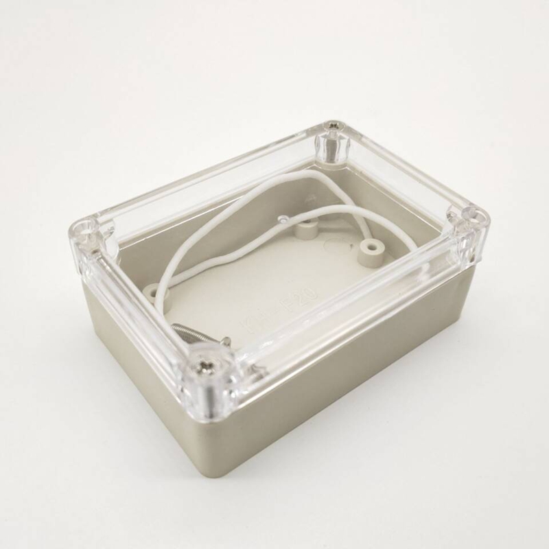 Elecbee Dustproof Waterproof Junction Box Transparent Cover 58×83×33 Screw Fixation