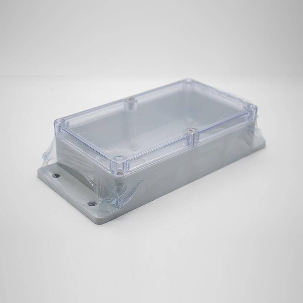 Elecbee Waterproof Clear Plastic Box 90×158×60 With Transparent Cover With Ears ABS Plastic Enclosures
