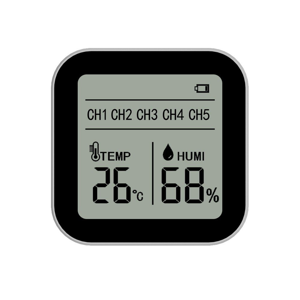Elecbee 13-in-1 Tuya WiFi Smart Thermometer Hygrometer - Indoor Temp/Humidity Monitor with Time/Calendar/Alarm