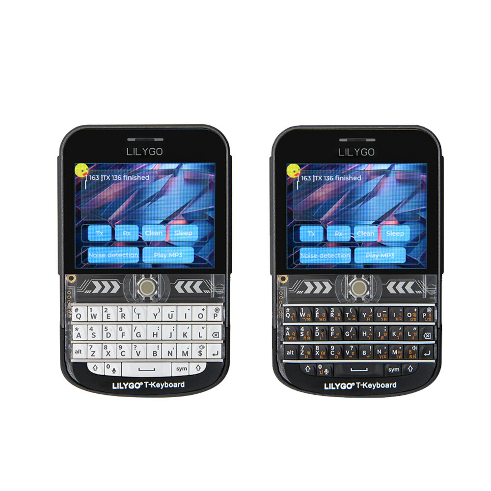 Elecbee LILYGO T-Deck Plus ESP32-S3 开发板 GPS LoRaWAN 带 2.8 英寸 LCD 2000mAh 电池 Wi-Fi 蓝牙