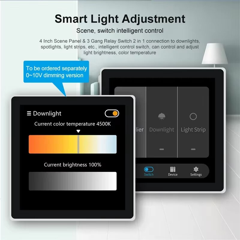 Passerelle Smart Home Tuya ZigBee - Écran Tactile Contrôle Central Avec APP