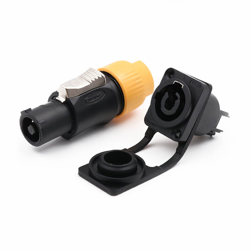 Elecbee Aviation Plug + Socket YF24 Power Plug Led Display Plug IP65