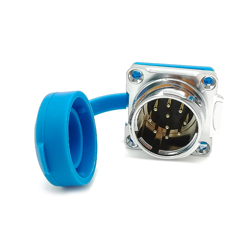 Elecbee DH24 10 Pin Waterproof Quick Connect Disconnect Electrical Connector M20 Male Socket Audio Equipment Industry Signal Connector