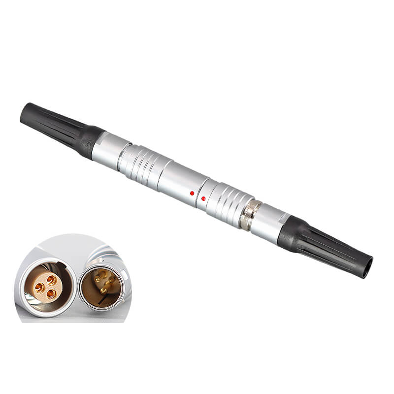 Elecbee Push Pull Self-Locking 1B Series Connector 3 pin FGG Male Plug+ PHG Female Socket