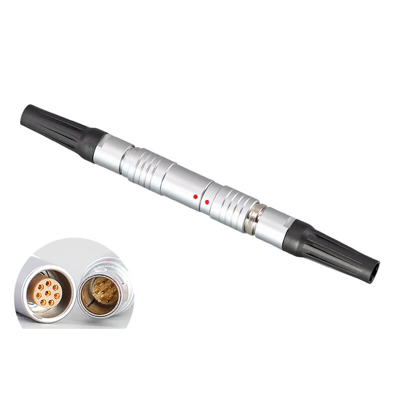 Elecbee 金属推拉自锁航空连接器 1B系列 8 pin 对接FGG 公插头+ PHG 母插座