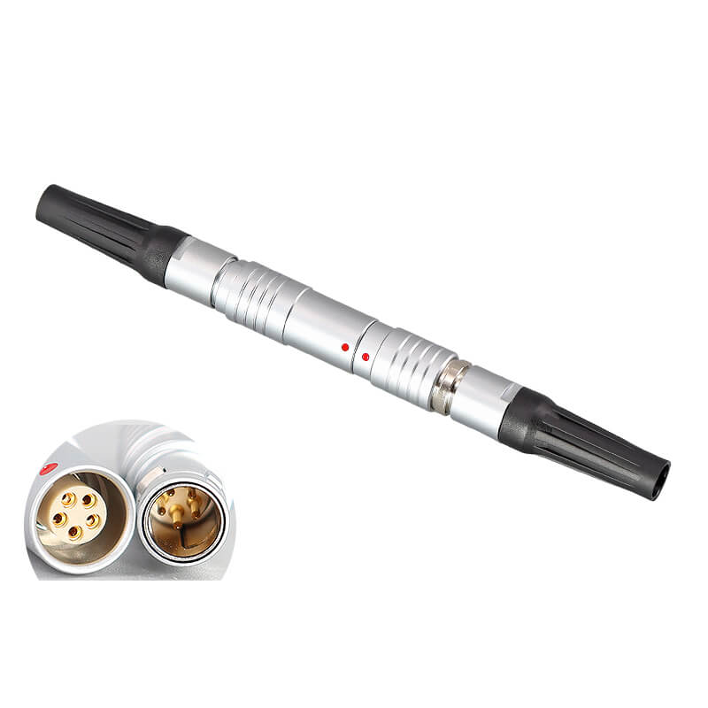 Elecbee Push Pull Self-Locking 1B Series Connector 5 pin FGG Male Plug+ PHG Female Socket