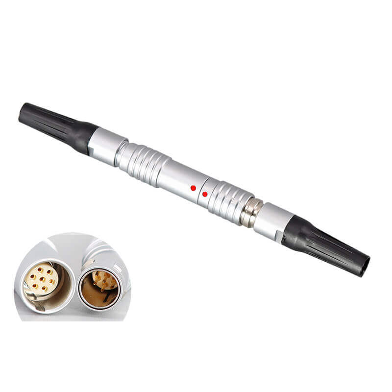 Elecbee Push Pull Self-Locking 0B Series Connector 7 pin FGG Male Plug+ PHG Female Socket