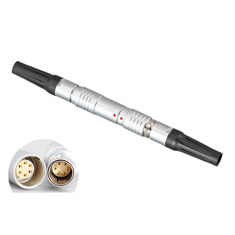 Elecbee Push Pull Self-Locking 1B Series Connector 6 pin FGG Male Plug+ PHG Female Socket