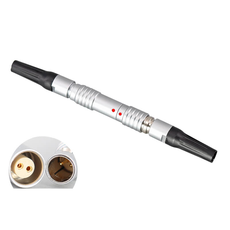 Elecbee Push Pull Self-Locking 0B Series Connector 2 Pin FGG Male Plug+ PHG Female Socket