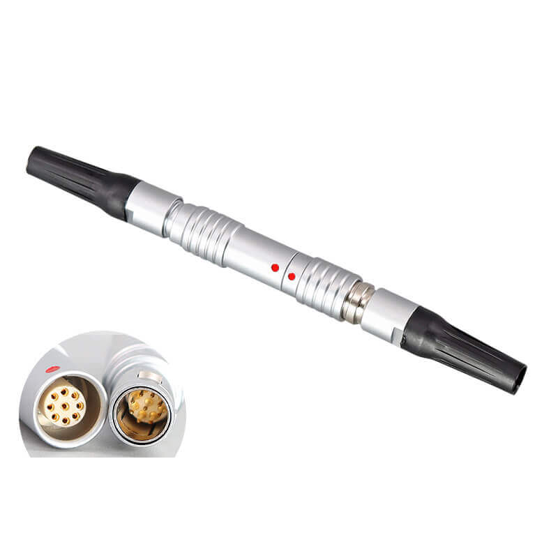 Elecbee Push Pull Self-Locking 0B Series Connector 9 pin FGG Male Plug+ PHG Female Socket