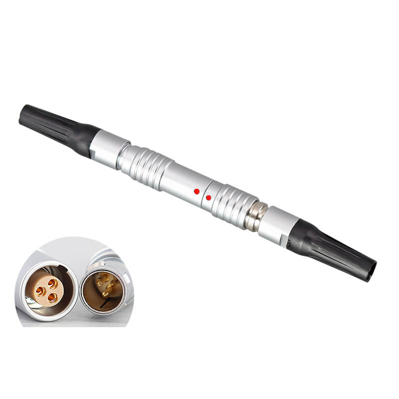 Elecbee Push Pull Self-Locking 0B Series Connector 3 pin FGG Male Plug+ PHG Female Socket