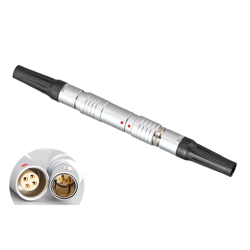 Elecbee Push Pull Self-Locking 1B Series Connector 4 pin FGG Male Plug+ PHG Female Socket