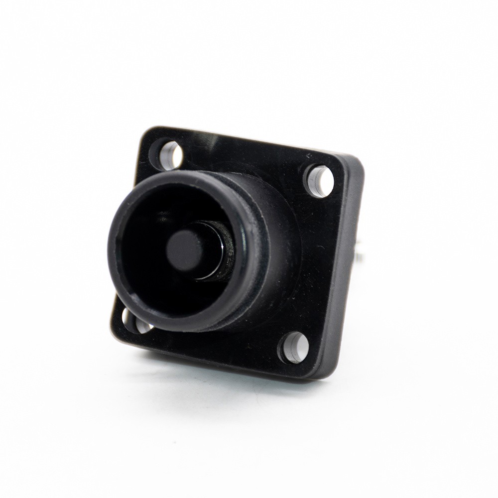 Elecbee IP67 Black  Socket Female 6mm Energy Battery Storage Connector Straight OS