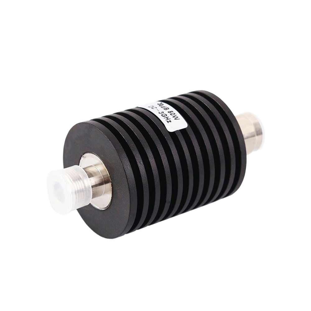 Elecbee 50W RF Coaxial Attenuator Telecom Parts With N Type Connector 3Ghz 1-50Db 40db