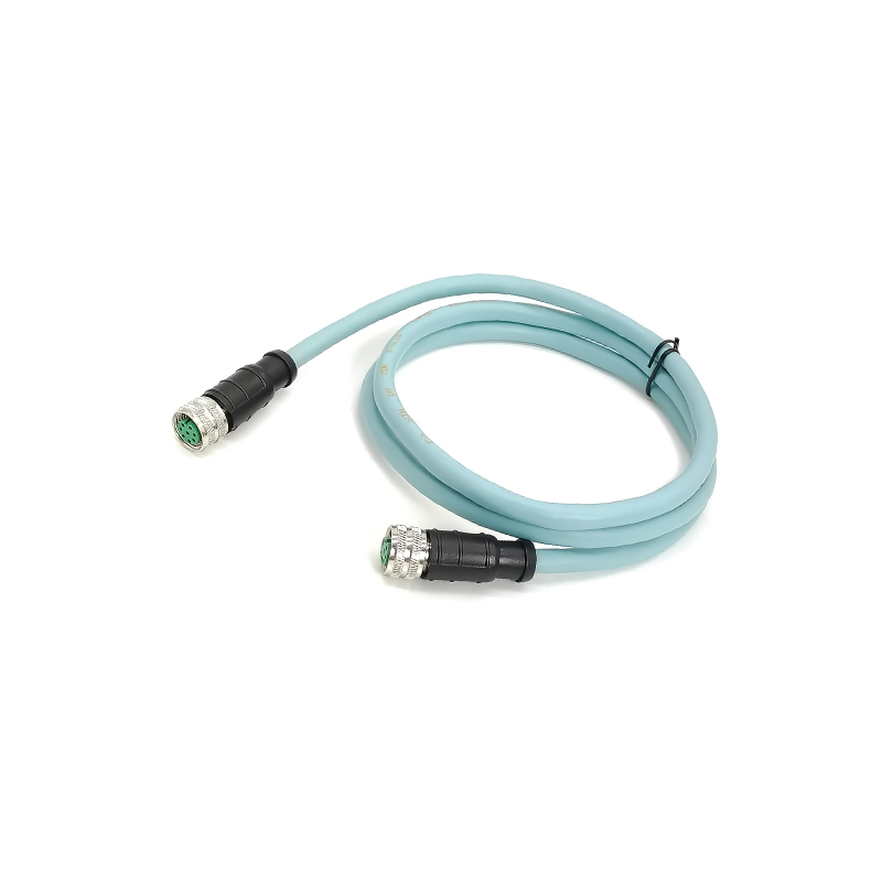 Elecbee M12 8-pin A-Code Female to Female High Flex Cat7 Industrial Ethernet Cable PVC
