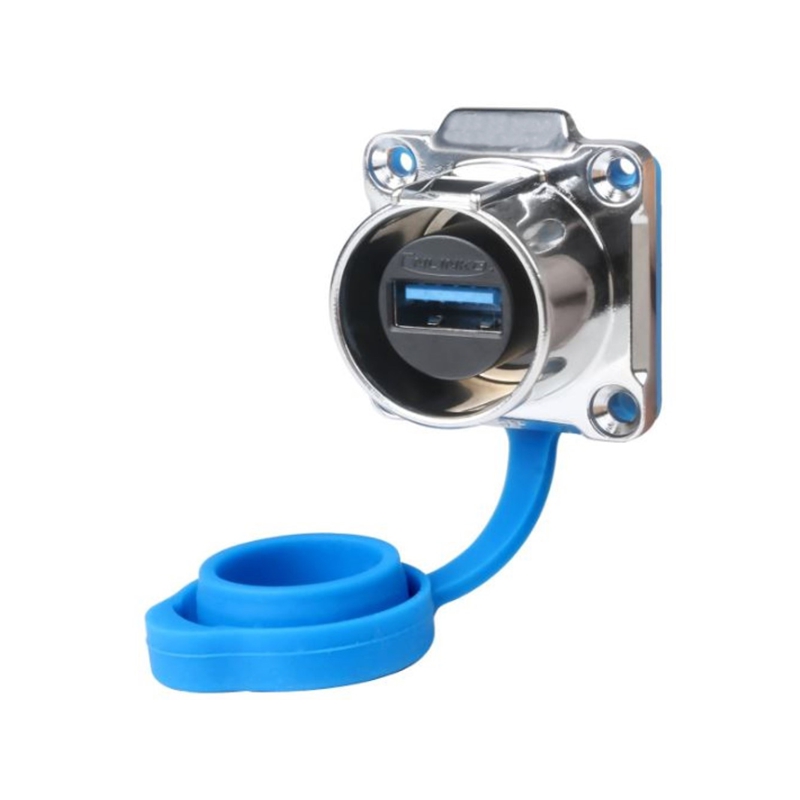 Elecbee LP-24 USB 3.0 机箱连接器 A 型 IP67