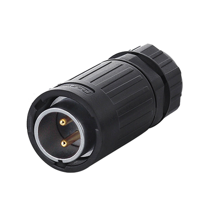 Elecbee YA-20 power connector M20 2-pin male plug 500 V 20 A