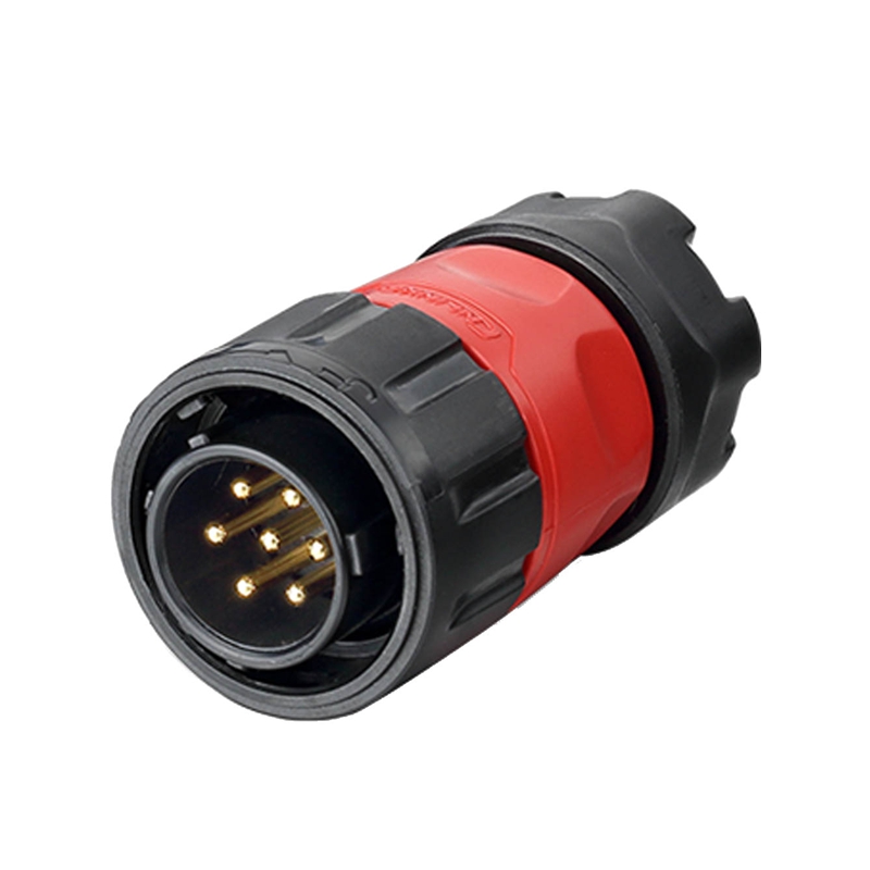 Elecbee YM-20 multicore connector M20 7-pin male plug 400 V 12 A IP67